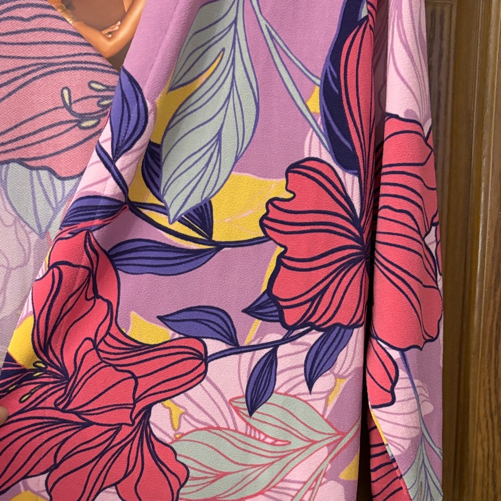 IMAN Multicolor Floral Open Cardigan - Picture 4 of 7
